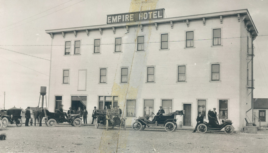 Cars Outside the Empire Hotel