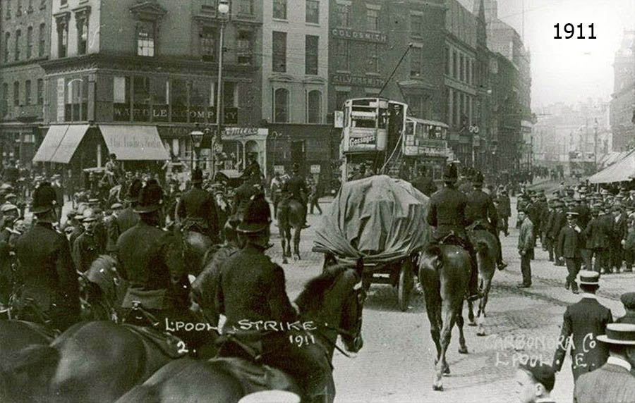 Mounted Police During Strike