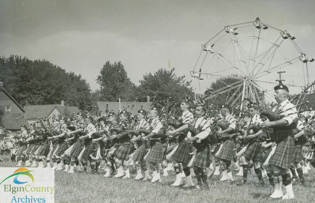 Pipers at the Highland Games