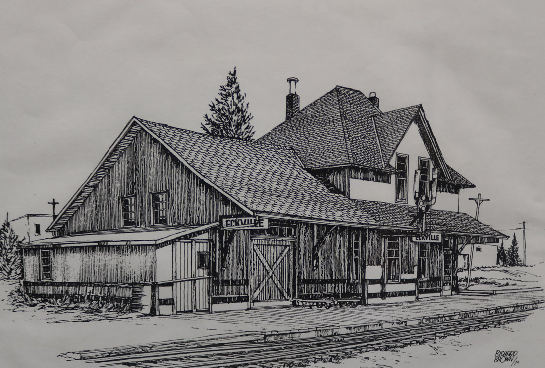 Drawing of the Station