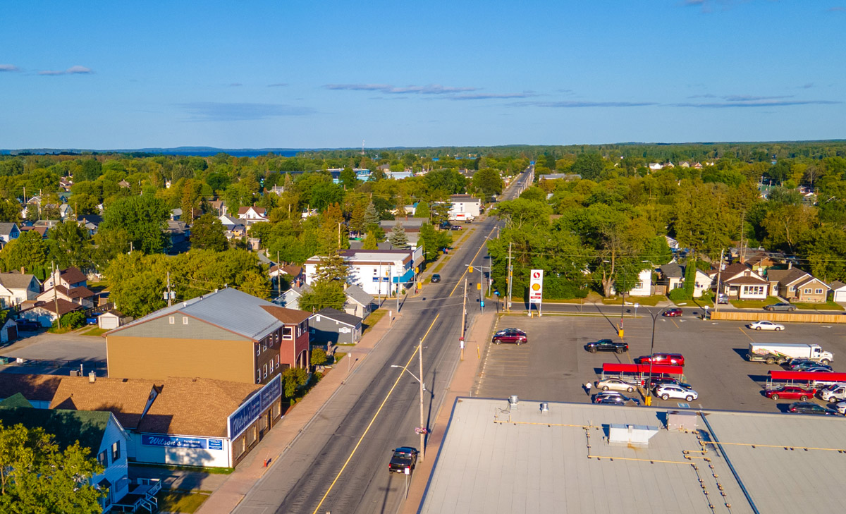 East from the Water Tower