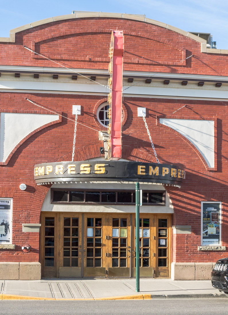 Empress Theatre Advertises Shows