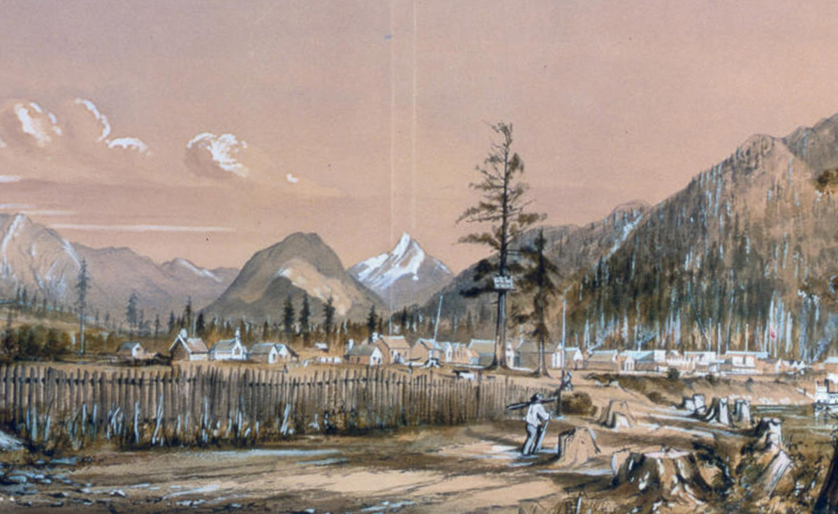 Painting of Fort Hope