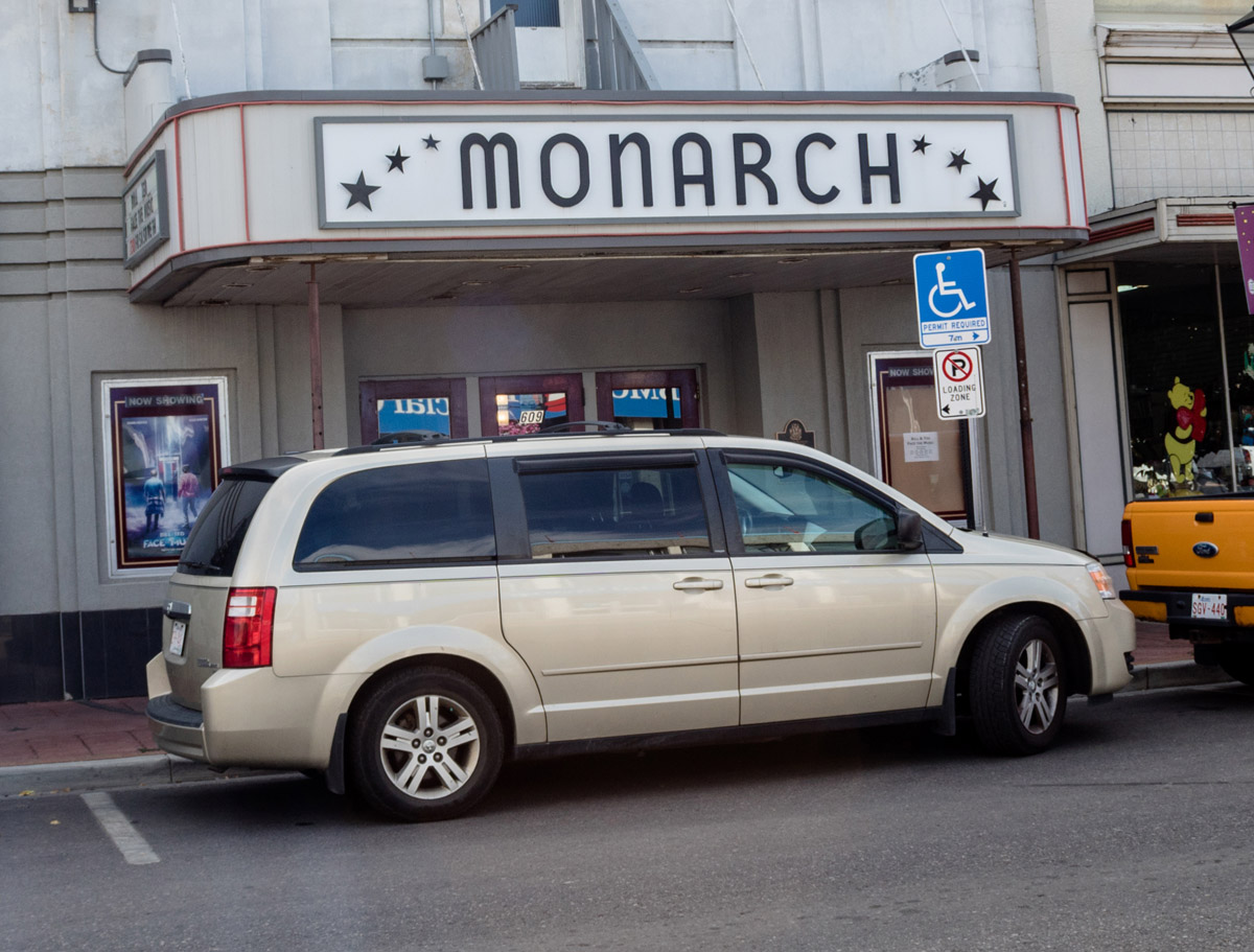 Outside Monarch Theatre