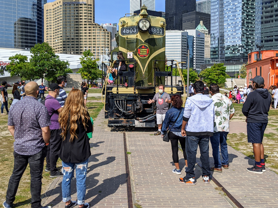 Outdoor Exhibits of the Toronto Railway Museum