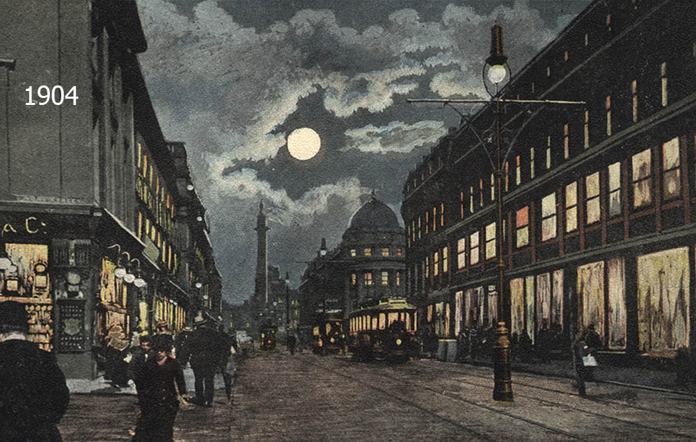 Nighttime Grainger Street