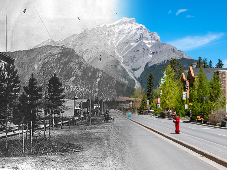 Early Banff Avenue