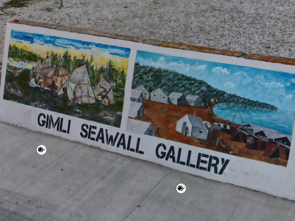 Gimli's Seawall Mural Gallery